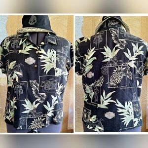 Harley-Davidson hawaiian shirt 2xl